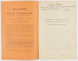 Die Hutchinson'sche Veränderung des Augenhintergrundes (Retinitis circinata Fuchs).