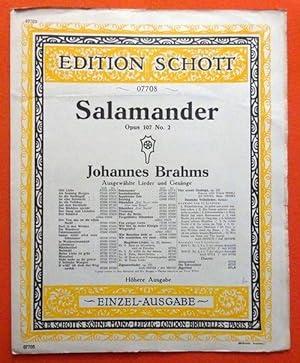 Notenheft "Salamander Opus 107 No. 2" Höhere Ausgabe