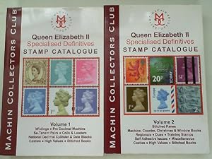 Queen Elizabeht II Specialised Definitives Stamp Catalogue 2 Volumes,