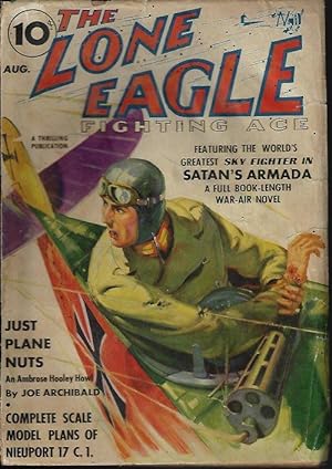 THE LONE EAGLE Fighting Ace: August, Aug. 1938 ("Satan's Armada")
