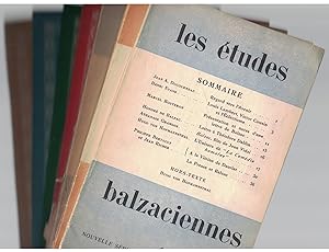 Les Études balzaciennes. Nouvelle série n° 1 - 10.