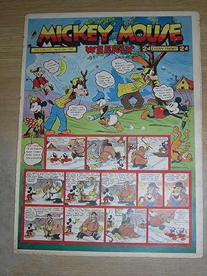Mickey Mouse Weekly Vol 3 No 112 March 26th 1938
