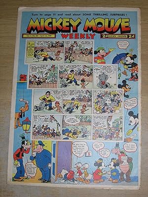 Mickey Mouse Weekly Vol 4 No 165 April 1 1939