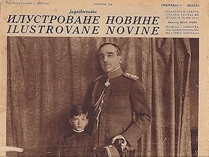Jugoslovenske Ilustrovane Novine, Novembar [November] 1934. ("Otac i sin: Viteski Kralj Aleksanda...