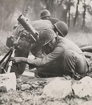 "Business is Booming in Italy, Members of a Negro Mortar Company of the 92nd Division Praise the ...