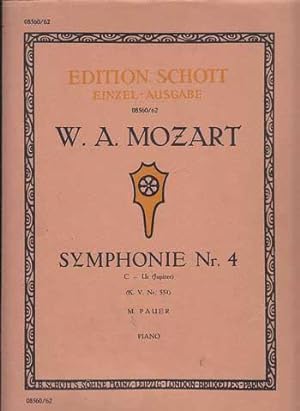 W. A. Mozart. Symphonie Nr. 4. Piano.