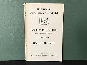 House Drainage - 523: Instruction Manual with Examination Questions - Third Edition - Internation...