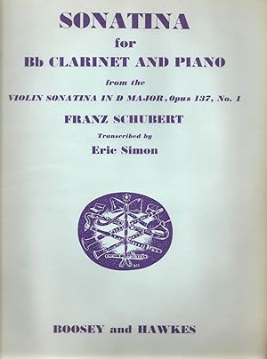 Sonata in Bb flat Major for Clarinet and Piano