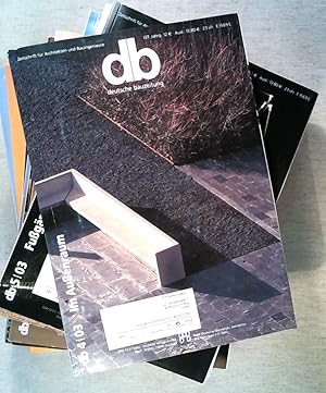 db deutsche bauzeitung. Zeitschrift für Architekten und Bauingenieure 12 Hefte Jahrgang 2003 komp...