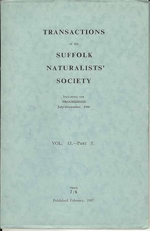 Transactions of the Suffolk Naturalists' Society Vol. 13 - Part 5