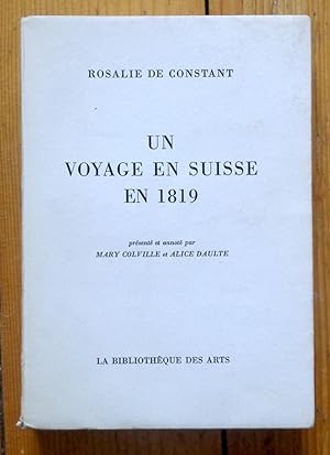 Un Voyage en Suisse en 1819