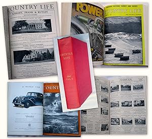 Country Life. Magazine. Vol 102, CII, 4th July 1947 to 26 December 1947, Nos 2633 to 2658. (All b...