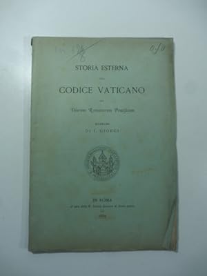 Storia esterna del codice Vaticano del Diurnus Romanorum Pontificum