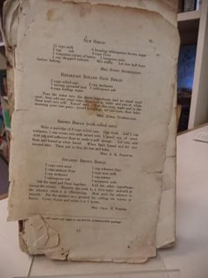 Red Cross Book on Cookery [1915, Wolfville, Nova Scotia]