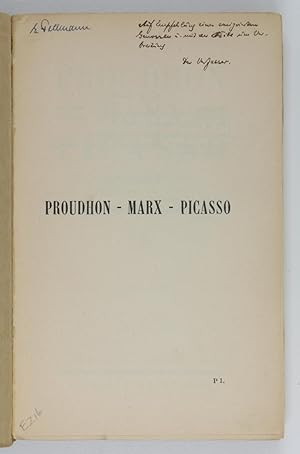 Proudhon, Marx, Picasso. Trois études sur la sociologie de l'art.