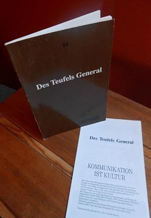 Carl Zuckmayer - Des Teufels General - Theaterprospekt zur Aufführung