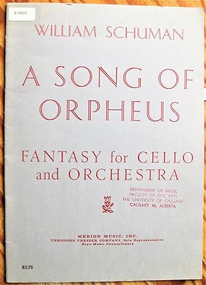 A Song of Orpheus. Fantasy for Cello and Orchestra