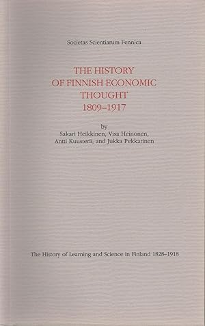 The History of Finnish Economic Thought, 1809-1917