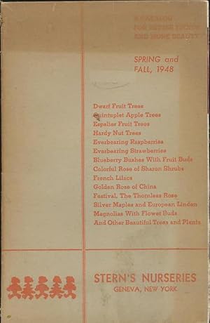 Stern's Nursery, Geneva New York 1948 Catalog