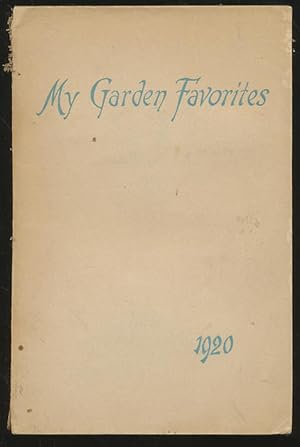 Maurice Feld Plantsman Seedsman Catalog 1920