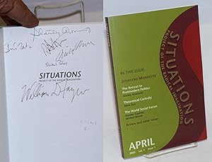 Situations: project of the radical imagination. Vol. 1 no. 1 [signed by six contributors]