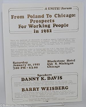 A UNITE! Forum: From Poland to Chicago: prospects for working people in 1982 [handbill]