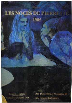 PABLO PICASSO - LES NOCES DE PIERRETTE. Jeudi, 30 Novembre 1989 (poster):
