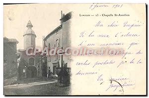 Carte Postale Ancienne Limoges Chapelle St Aurelien