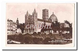 Angouleme Carte Postale Ancienne vue générale de la cathédrale