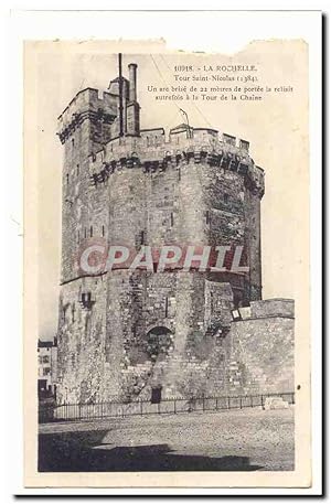 La Rochelle Carte Postale Ancienne Tour Saint Nicolas