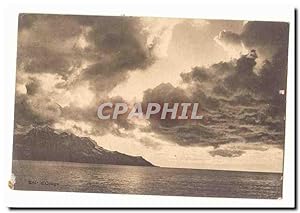 Suisse Carte Postale Ancienne Soir d'orage