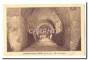 Champagne Mercier Epernay Carte Postale Ancienne Une des caves