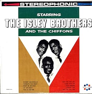Starring The Isley Brothers and the Chiffons (VINYL ROCK 'N ROLL / R&B LP)