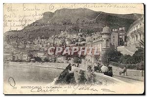 Carte Postale Ancienne Monte Carlo la Condamine