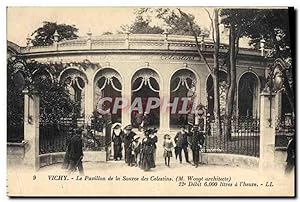 Carte Postale Ancienne Vichy Le Pavillon de la Source des Celestins (M Woogt architecte) 12 debit...