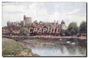 Carte Postale Ancienne Windsor Castle from the River