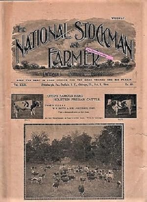 THE NATIONAL STOCKMAN AND FARMER: Group of 18 issues as listed below