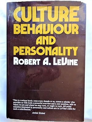 CULTURE, BEHAVIOUR AND PERSONALITY