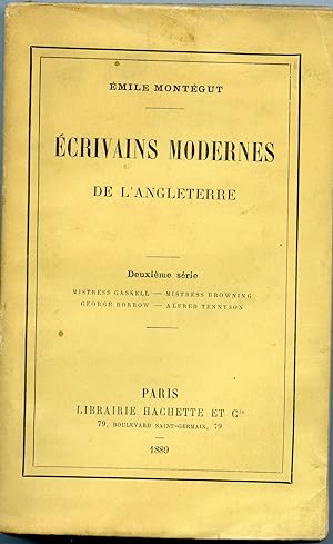 ÉCRIVAINS MODERNES DE L'ANGLETERRE. 2e série