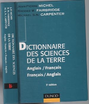 Dictionnaire des sciences de la terre (anglais-francais)