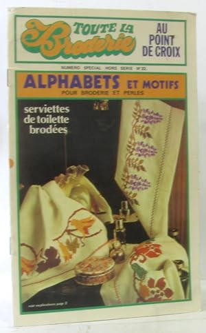 Alphabets et motifs pour broderie et perles - Toute la broderie au point de croix - serviettes de...