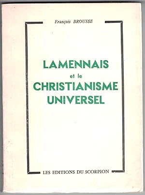 Lamennais et le christianisme universel.