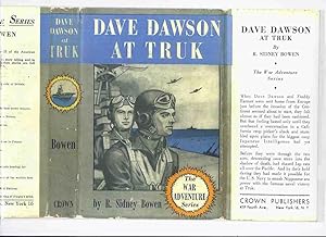 DUSTJACKET for: Dave Dawson at TRUK ---The War Adventure Series ---DUSTJACKET ONLY ---NO BOOK ( F...