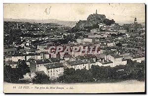 Carte Postale Ancienne Le Puy vue prise du Mont Ronzon