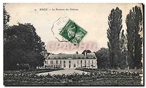Carte Postale Ancienne Brou le Parterre du Château