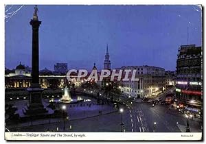 Carte Postale Moderne London Trafalgar Square and The Strand by night