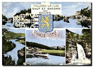 Carte Postale Moderne Frontiere Franco Suisse Villers le Lac Doubs Le Rocher de l'Echo La Casquette