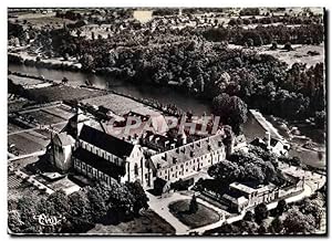 Carte Postale Moderne Fontgombault Indre vue aérienne Abbaye Notre Dame vue de l'Ouest