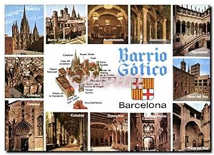 Carte Postale Moderne Barcelone Barrio Gotico