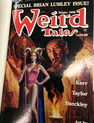 Weird Tales #295 (Special Lumley issue) SIGNED x 5